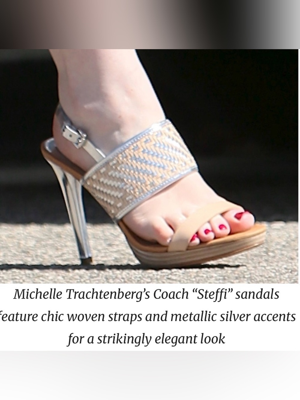 Coach NEW Steffi Heels Size 8.5 As Seen in Gossip Girl - Picture 2 of 7